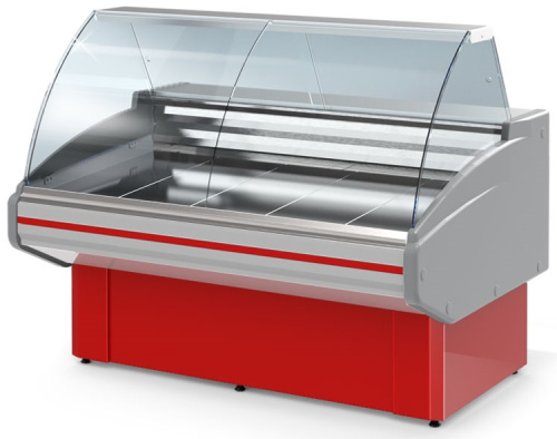 Витрина среднетемпературная Гольфстрим Двина CS 240 ВС красн. Витрина среднетемпературная Гольфстрим Двина CS 240 ВС красн.
