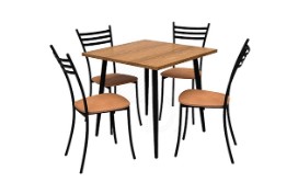 Стол "Бруно" + стулья "Флоренция" Стол "Бруно" + стулья "Флоренция"