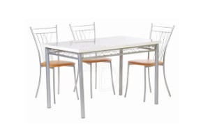 Стол "Декор 5" + стулья "Грета" Стол "Декор 5" + стулья "Грета"