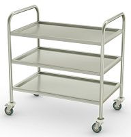 Тележка сервировочная АТЕСИ ТС-С-3-800.500.850-02 (ТС-3 разборная)