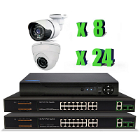 Комплект видеонаблюдения IP Ps-Link KIT-B2248IP-POE 2Мп 32 камеры питание POE Комплект видеонаблюдения IP Ps-Link KIT-B2248IP-POE 2Мп 32 камеры питание POE