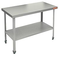 НСО-11/7П ЭЦ стол произв., с полкой (оцин. угол), HICOLD RUS