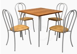 Стол "Страйк" + стулья "Вереск" Стол "Страйк" + стулья "Вереск"