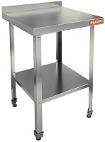 НСО-6/7БП ЭЦ стол произ. пристенн. с полкой (оцин.угол.), HICOLD RUS