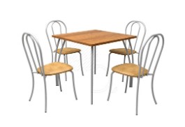 Стол "Страйк" + стулья "Вереск" Стол "Страйк" + стулья "Вереск"