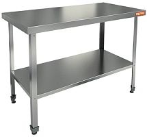 НСО-12/6П ЭЦ стол произ. с полкой (оцин.угол.), HICOLD RUS