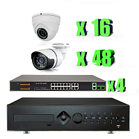 Комплект видеонаблюдения IP Ps-Link KIT-B21648IP-POE 2Мп 64 камеры питание POE Комплект видеонаблюдения IP Ps-Link KIT-B21648IP-POE 2Мп 64 камеры питание POE