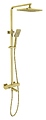 TIMO Tetra-Thermo SX-0169/17 с верхней душевой лейкой "Тропический дождь", золото матовое TIMO Tetra-Thermo SX-0169/17 с верхней душевой лейкой "Тропический дождь", золото матовое