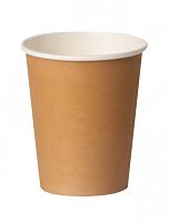 Стакан бумажный для горячих напитков Крафт 250мл