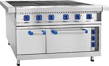 Плита электрическая Abat ЭП-6ЖШ-Э, 6-ти конфор., эмалиров. духовка, лицев. нерж.