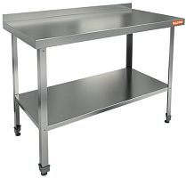 НСО-12/7БП ЭЦ стол произ. пристенн. с полкой (оцин.угол.), HICOLD RUS