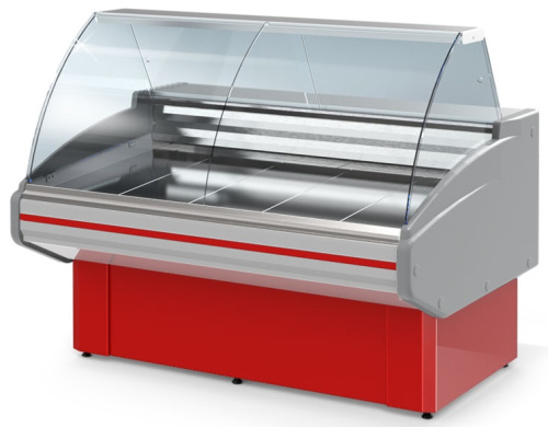 Витрина среднетемпературная Гольфстрим Двина CS 120 ВС красн. Витрина среднетемпературная Гольфстрим Двина CS 120 ВС красн.