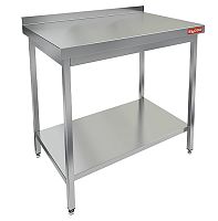 НСО-10/7БП-1 стол произв. пристен. с полкой (столешница 1мм), HICOLD RUS