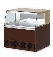 Витрина нейтральная Гольфстрим Селенга C РС 80 Фронт RAL 8017 (структура RAL 1036)