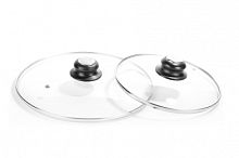 Крышка низкая с пароотводом 32 см MGSteel 32