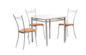 Стол "Алькор 4" + стулья "Клуб" Стол "Алькор 4" + стулья "Клуб"