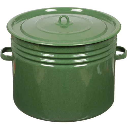 Бак эмалированный 40 л с крышкой