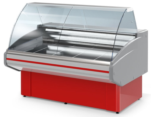 Витрина среднетемпературная Гольфстрим Двина CS 180 ВС красн. Витрина среднетемпературная Гольфстрим Двина CS 180 ВС красн.