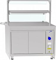 Прилавок-витрина тепловой Abat ПВТ-70Х-07, 1500 мм