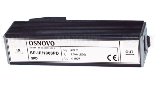 SP-IP 1000PD грозозащита для локальной вычислительной сети Osnovo SP-IP 1000PD грозозащита для локальной вычислительной сети Osnovo