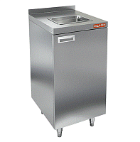 НБМСЗМ-5/7 модуль барный - стол закрыт.с мойкой (325х265х150), 500х700х850мм, HICOLD RUS