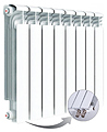 Rifar Alum Ventil 500 (8 секций, правое нижнее подключение) Rifar Alum Ventil 500 (8 секций, правое нижнее подключение)