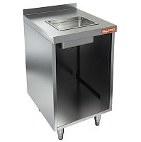 НБМСЗОМ-4/6Б модуль барный с бортом- стол закрыт.с трех сторон с мойкой (325х265х150), 400х600х850мм